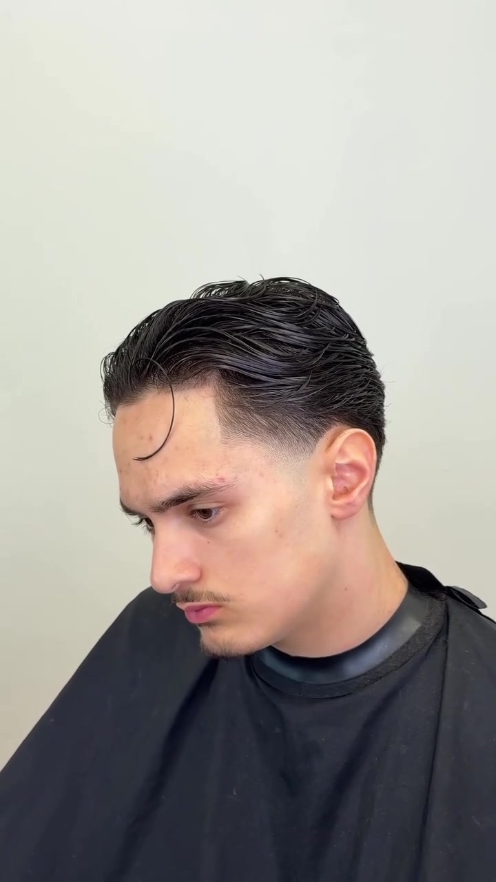 Finished men's cut portrait